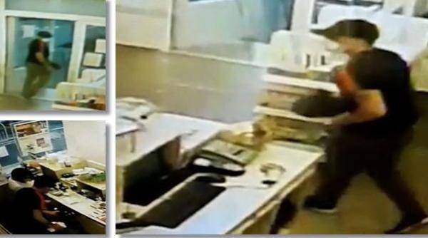 barbatul care a talharit o farmacista arestat pentru 30 de zile