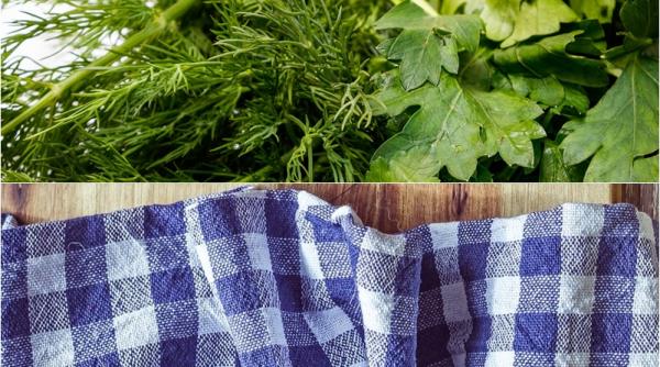 de ce sa tii verdeturile intr un prosop umed in frigider trucul este exceptional