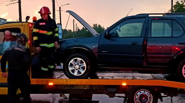 strazi inundate la arad o femeie insarcinata a ramas blocata in apa