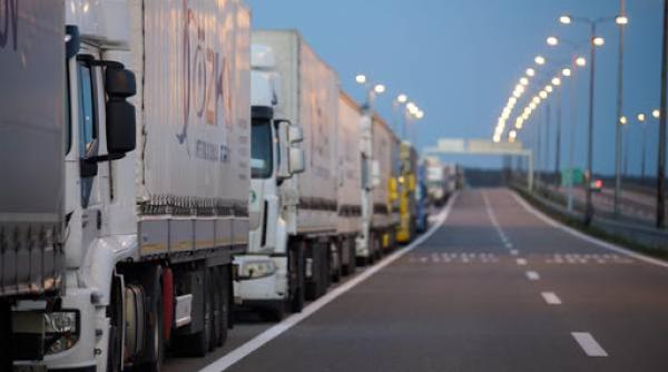 trafic blocat la punctul de trecere al frontierei calafat