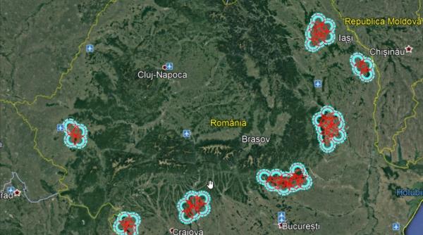 momentul in care sunt lansate rachetele antigrindina de la bacau