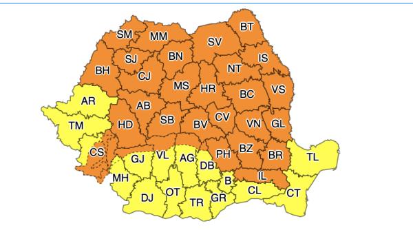 avertizare anm pana n 16 iunie prognoza speciala pentru bucuresti