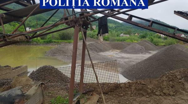 activitati miniere ilegale peste 100 de tone de agregate minerale confiscate