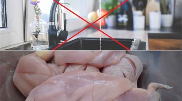 de ce nu e bine sa speli carnea de pui inainte de a o gati greseala periculoasa