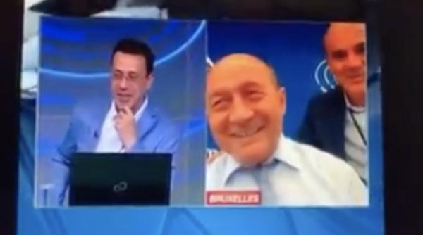 rares bogdan a intrat peste traian basescu in direct video