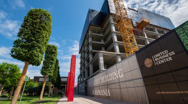 unde se construieste cea mai inalta cladire de birouri din romania se lucreaza intens