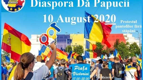 diaspora da papucii nou protest anuntat tomescu explica cui dau romanii papucii si de ce