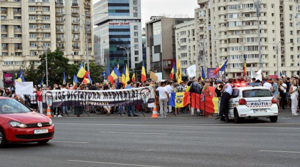 prezenta surpriza la protestul din piata victoriei multi i au strigat ca o iubesc pentru ca are curaj foto