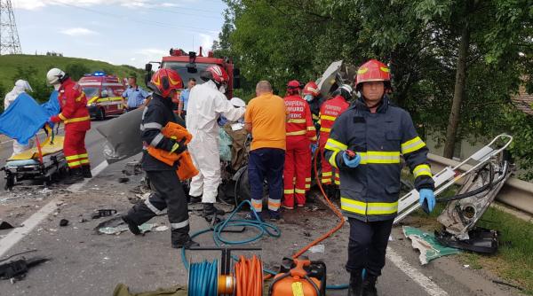 accident grav pe dn 1 intre aiud si teius trafic blocat total