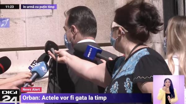 orban declaratie cu spatele faza ciudata a zilei