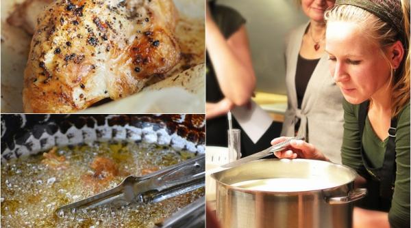 supa pisata din pui prajit reteta veche preparata in comunism