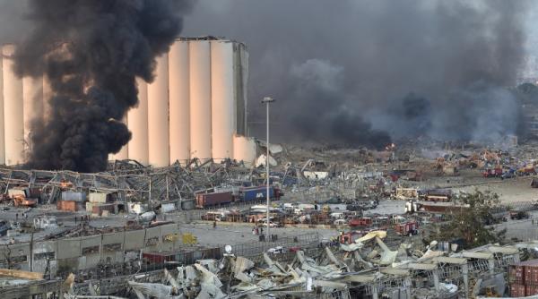 explozie beirut parte din oras aruncat in aer fotografii de cosmar