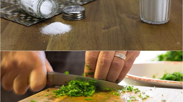 de ce sa presari putina sare pe tocator inainte de a taia verdeturile cel mai eficient truc