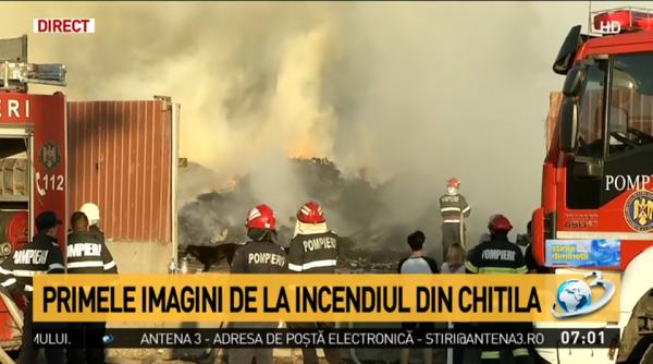 anm prima reactie dupa incendiul din chitila ce se intampla cu norul de fum