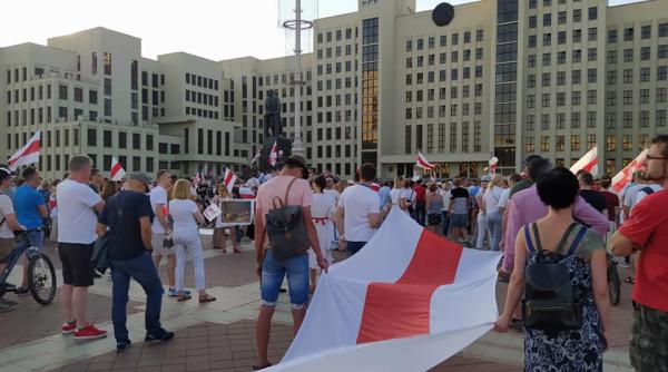 video ce melodie au cantat protestatarii din belarus schimbari
