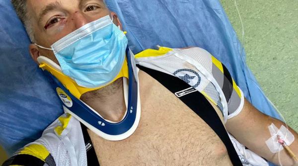 pilot roman de raliu la spital dupa un accident cu bicicleta soferul a virat intentionat spre mine