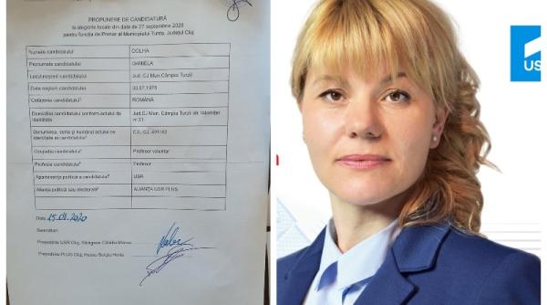 gafa la depunerea unei candidate usr plus a uitat in ce oras candideaza