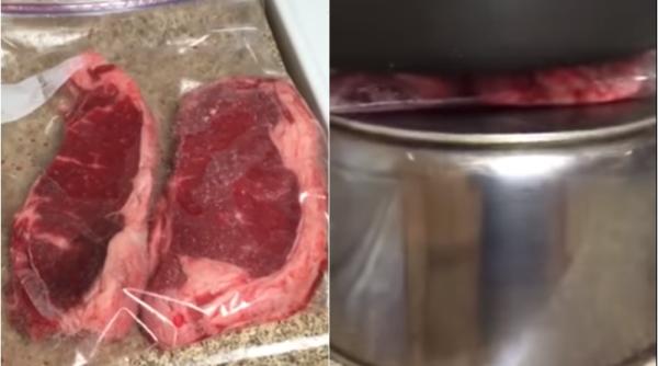 truc util cum dezgheti carnea rapid nu ti ar fi trecut prin minte asa ceva video