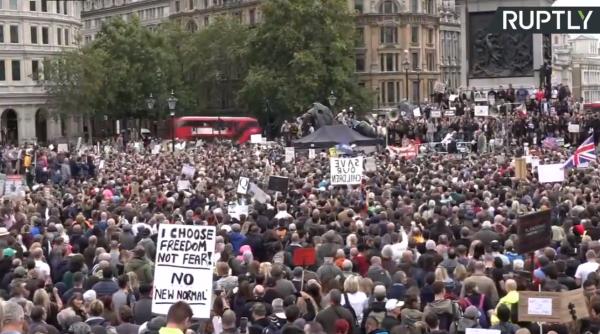 proteste de amploare in europa impotriva restrictiilor covid londra blocata de manifestanti video