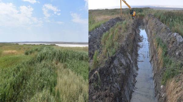 apele romane incearca salvarea unui lac secat in proportie de 95prc