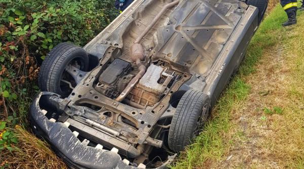 o familie s a rasturnat cu masina pe a1  copil de 6 ani  printre raniti