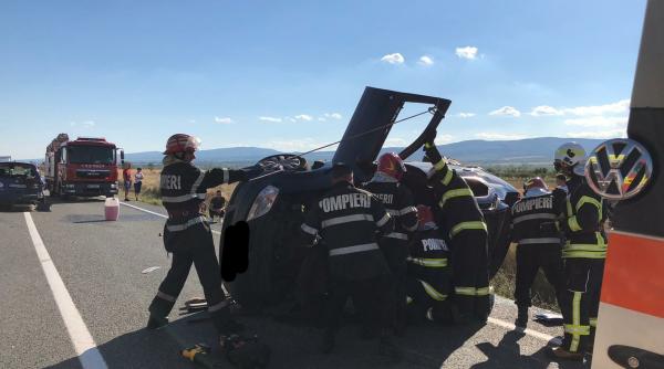 accident grav pe dn 2d judetul vrancea doua persoane incarcerate trafic ingreunat