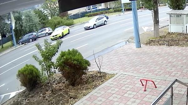 sofer cu bmw accident cu cinci masini in mamaia dupa o manevra interzisa