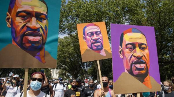 a 100 a noapte de proteste pentru moartea lui george floyd s a lasat cu 50 de arestari