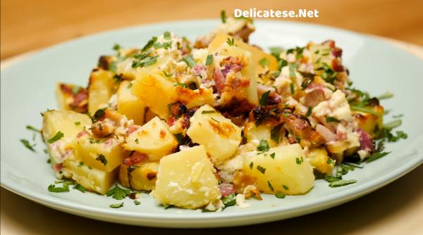 cartofi carbonara reteta rapida de care te vei indragosti