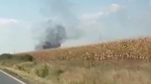 video tone de cauciucuri ard in dambovita