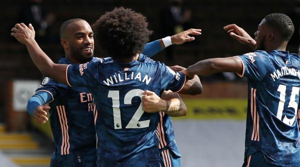 arsenal victorie la pas in fata nou promovatei fulham