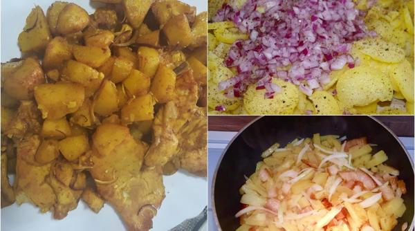 cartofi taranesti cu ceapa calita si boia