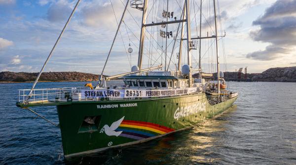 greenpeace blocada asupra unei rafinarii suedeze