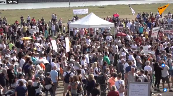 proteste uriase in germania nu se dau batuti videoeo