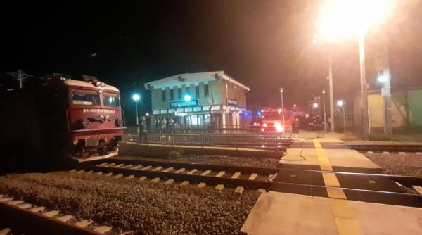 incendiu la un tren interregio calatorii au fost evacuati