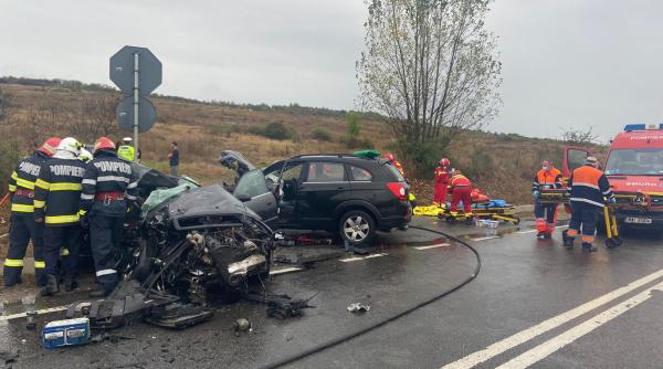 accident grav pe dn 1h  in salaj  un mort si patru persoane ranite  trafic blocat