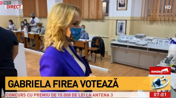 gabriela firea a votat