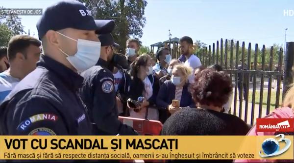 imagini incredibile din stefanestii de jos imbulzeala la vot fara masca sufar cu inima nu cred in asa ceva