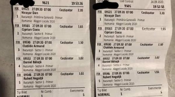 pariorii se pot imbogati dupa alegeri cat a poate castiga un roman care a mizat 150 de lei pe victoriile lui nicusor dan sau robert negoita