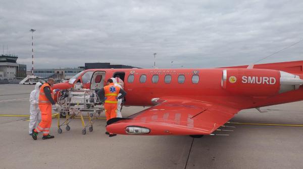 misiune umanitara internationala pentru salvarea unui nou nascut aflat in stare grava