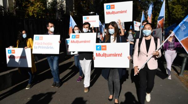usr plus iesire in strada dupa rezultatul de la alegerile locale