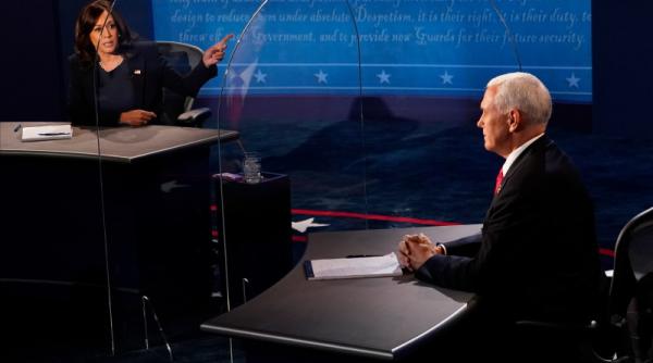 alegerisua candidatii la functia de vicepresedinte kamala harris si mike pence s au confruntat in unica dezbatere televizata