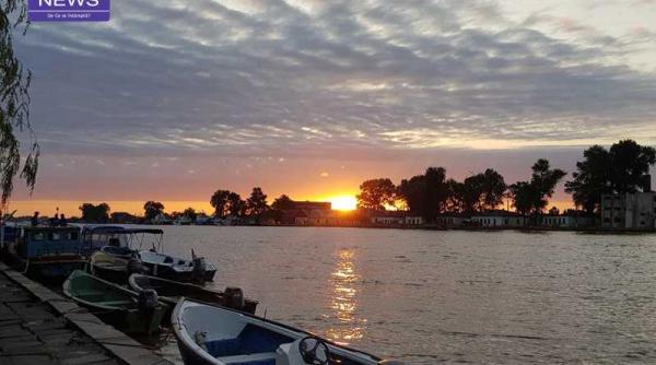 ambarcatiune scufundata in dunare la sulina interventie de urgenta