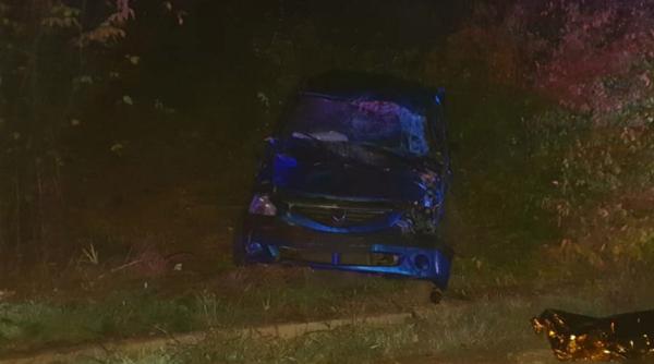 doi morti intr un accident grav in giurgiu  s au rasturnat si rostogolit cu masina