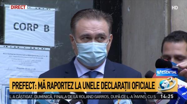 prefectul capitalei contrazice insp care e rata infectarii in bucuresti