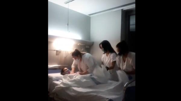 asistente scene de ras in spital isi bat joc de morti video