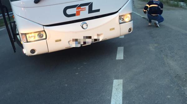 sase victime in urma unui accident intre un autobuz si o masina