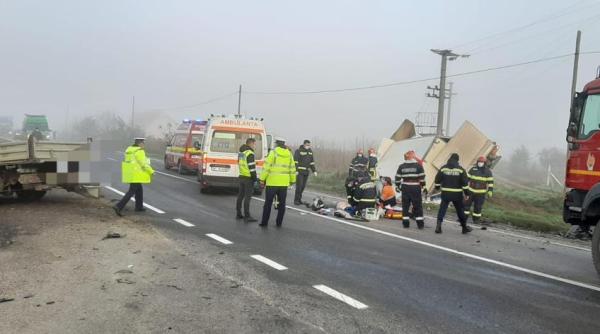 trafic oprit pe dn2 accident grav manevre de resuscitare pe sosea