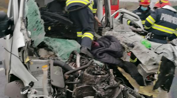 accident grav pe autostrada a1 in timis a intervenit descarcerarea