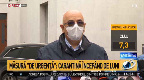 arafat anunta noi restrictii pentru sibiu